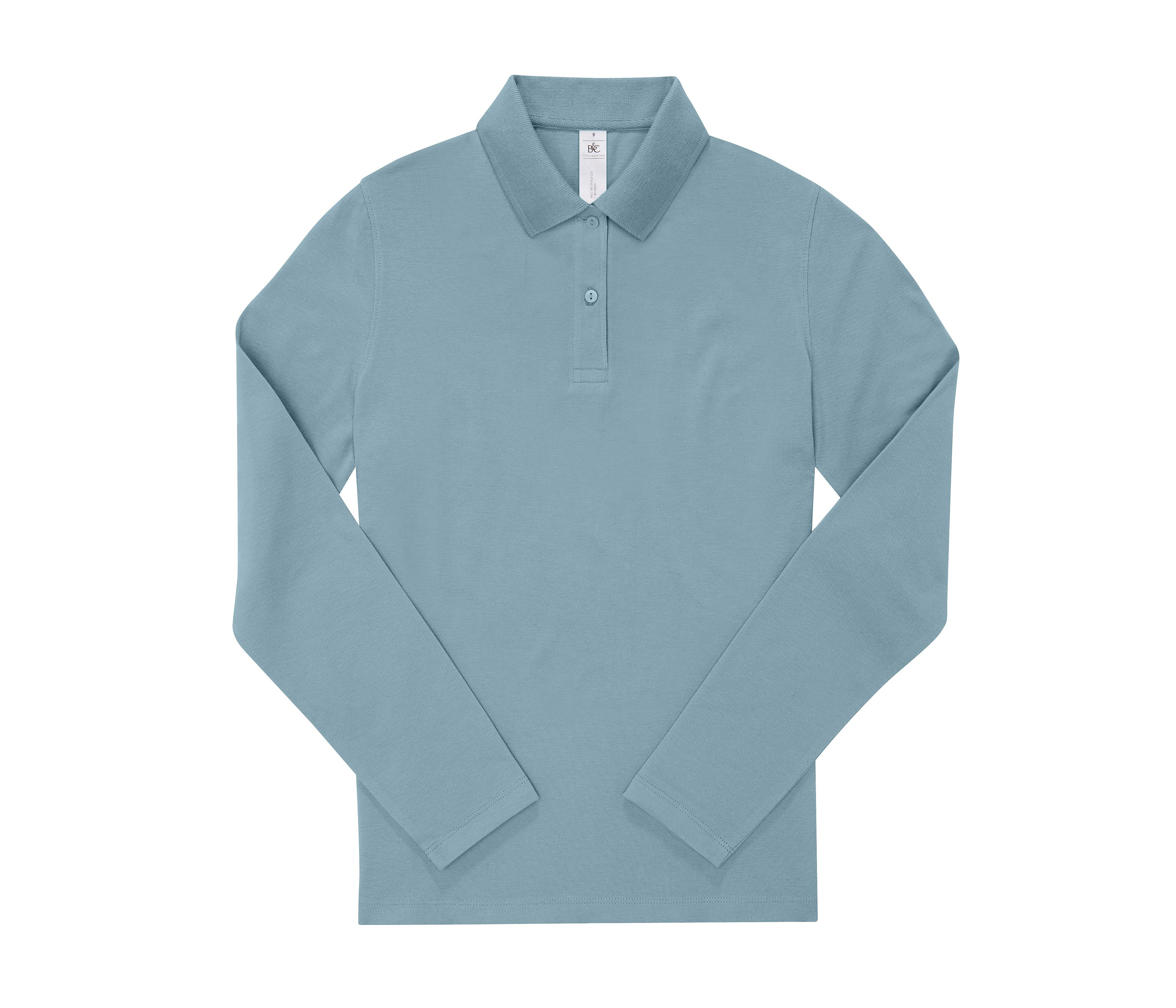 B&C MY POLO 210 LSL /WOMEN