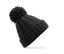 CABLE KNIT MELANGE BEANIE